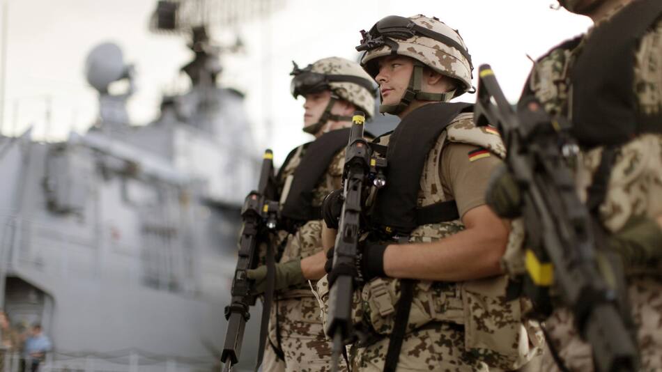 Soldados alemanes en Yibuti. Foto: Reuters/Hannibal Hanschke