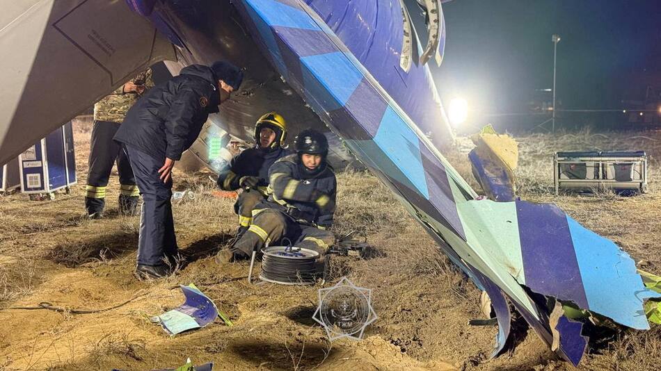 Accidente aéreo en Kazajistán. Foto: Reuters
