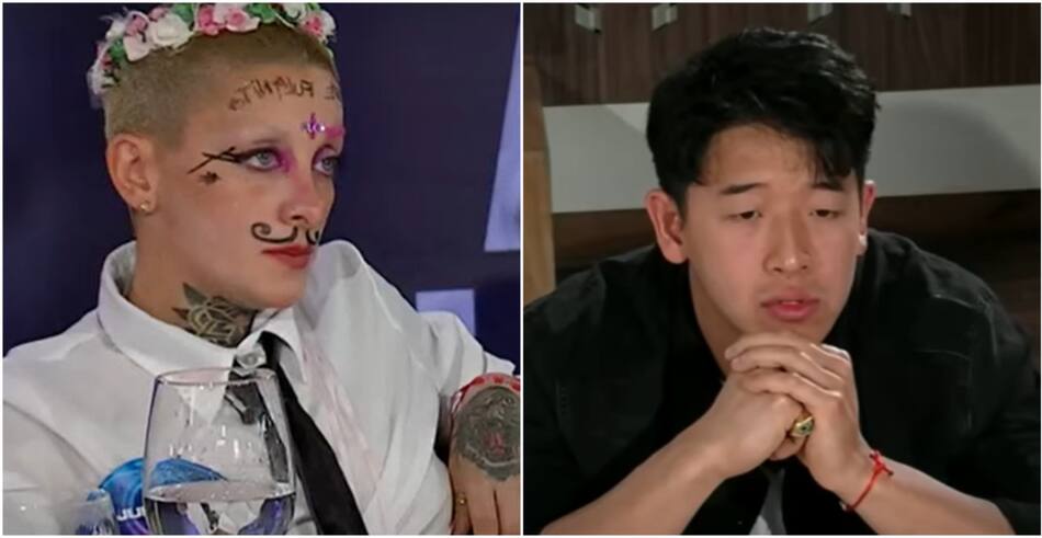 Furia y el Chino de Gran Hermano. Fotos: captura Telefe.