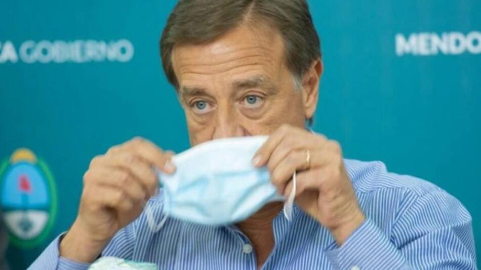 Rodolfo Suárez, gobernador de Mendoza. Foto: NA.