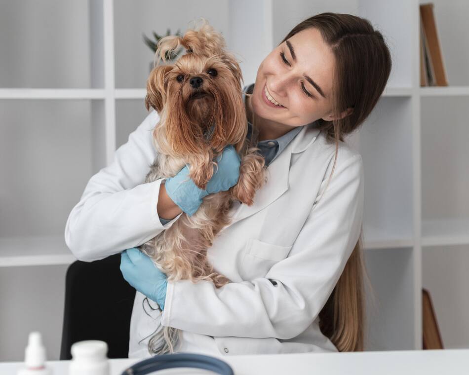 Veterinaria, animales. Foto Freepik