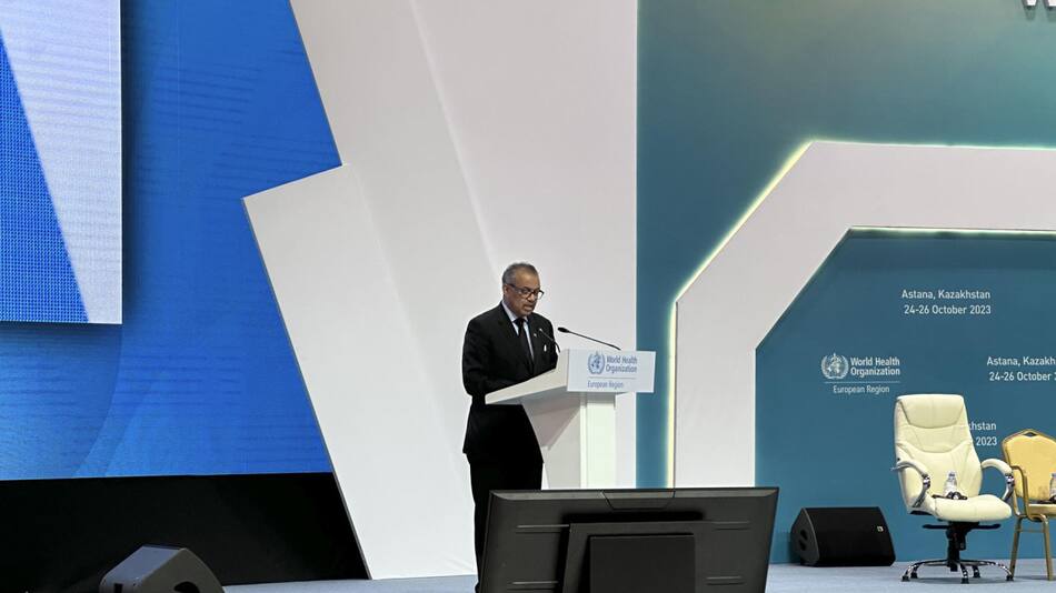 El director general de la Organización Mundial de la Salud (OMS), Tedros Adhanom Ghebreysus. EFE