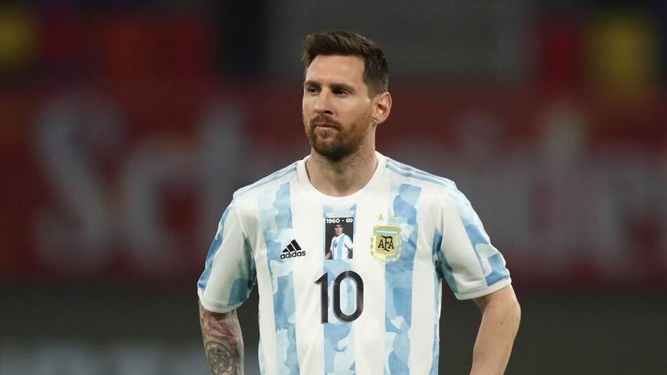 Lionel Messi, selección argentina, Homenaje a Maradona, REUTERS.