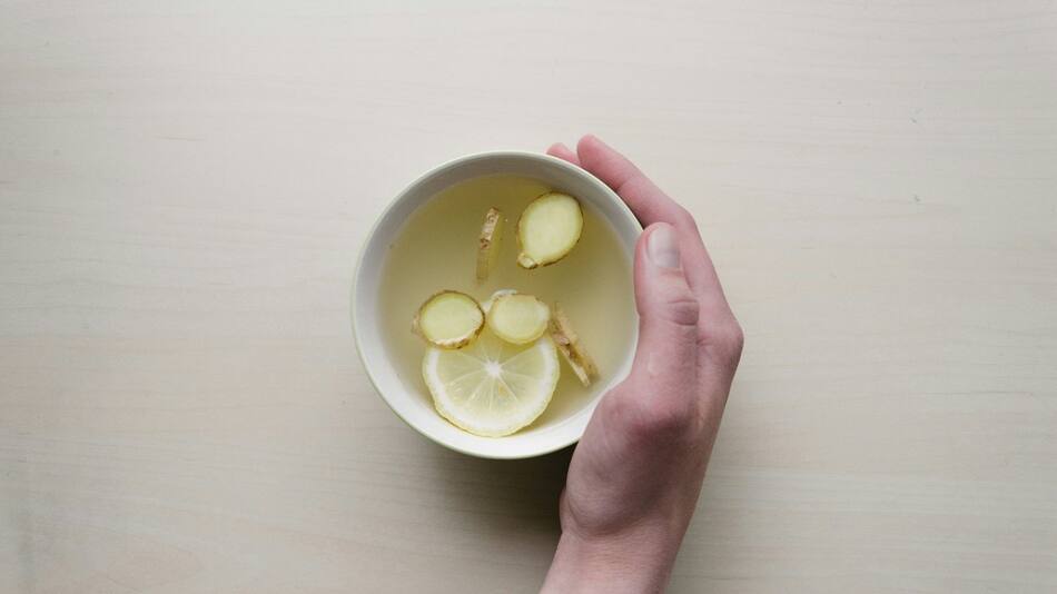 Té de jengibre con limón