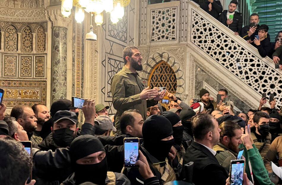 Ahmed al Sharaa, nuevo líder de Siria. Foto: Reuters