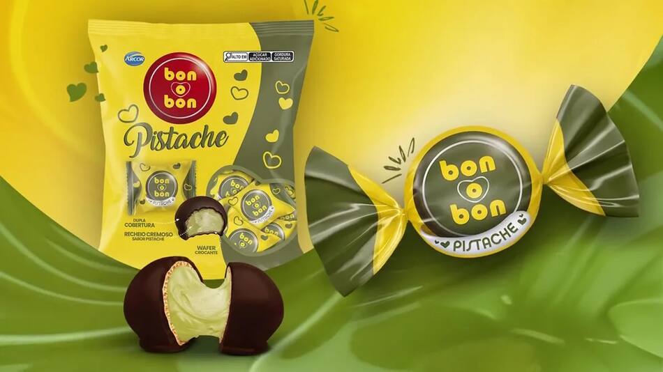 Bon o Bon sabor a pistacho.