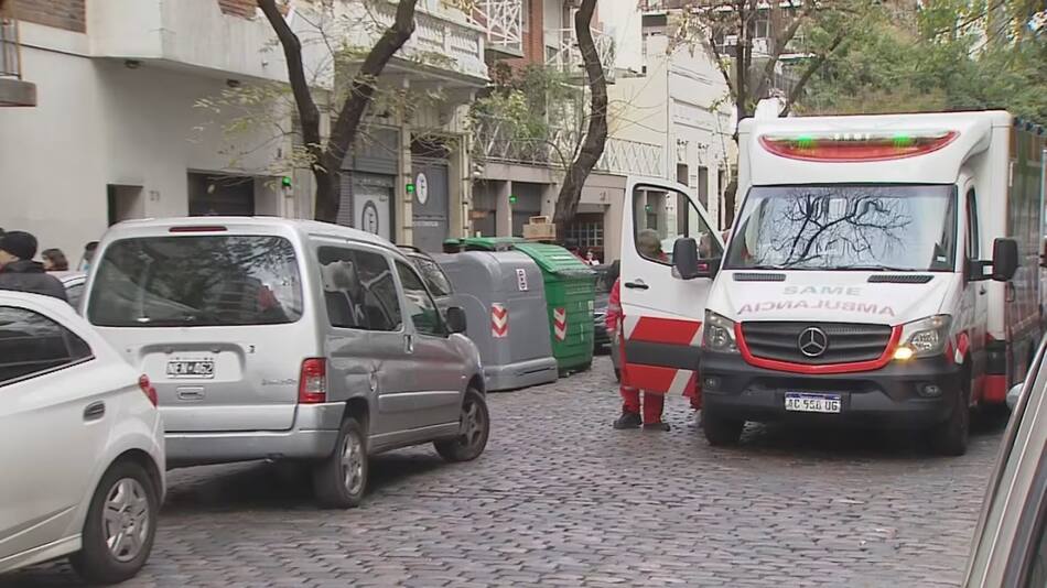 Encontraron a una familia muerta en Villa Crespo. Foto: captura TN