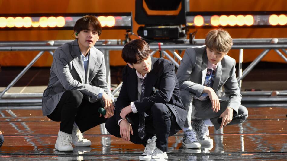 Kim Tae-hyung, Park Ji-min, Jungkook, Suga, Kim Seok-jin, RM and J-Hope of BTS - Foto: Reuters