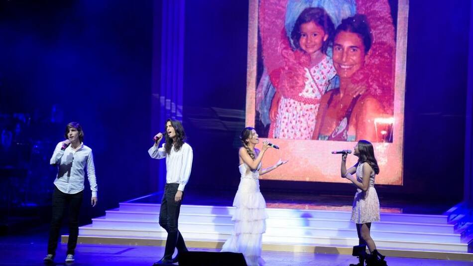 #ViveRo: los hijos de Romina Yan en su homenaje