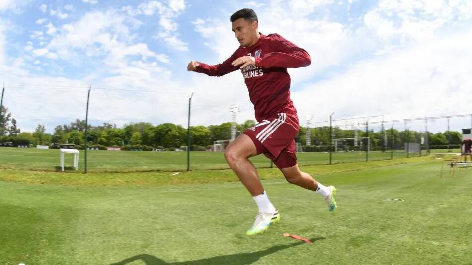 River Plate entrenando en el River Camp