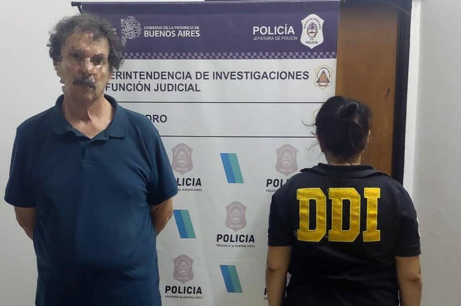 El hijo de la jubilada asesinada en San Isidro. Foto: Télam