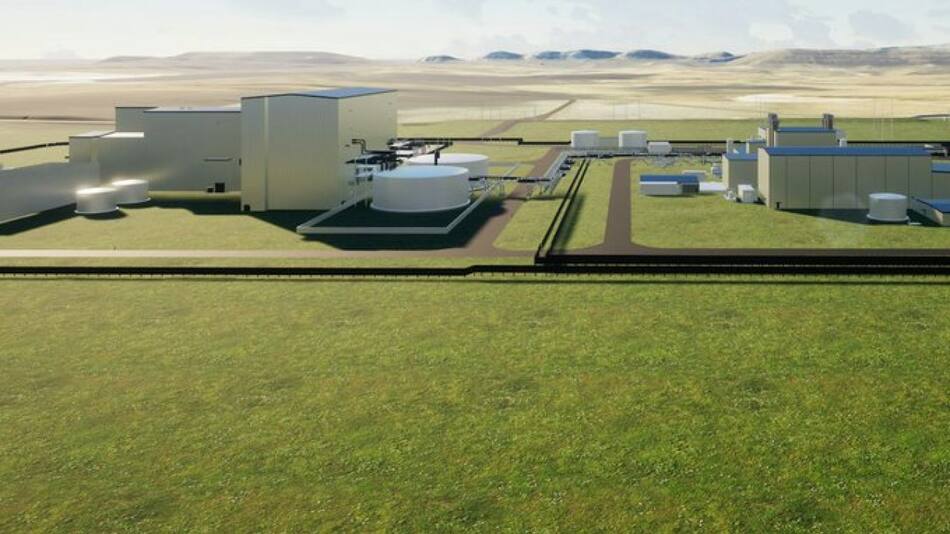 Planta nuclear de TerraPower, compañía de Bill Gates. Foto: nucnet.org