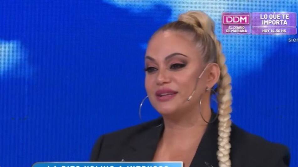 María Eugenia Ritó sobre su romance con Pablo Echarri en Intrusos. Foto: Captura de video.
