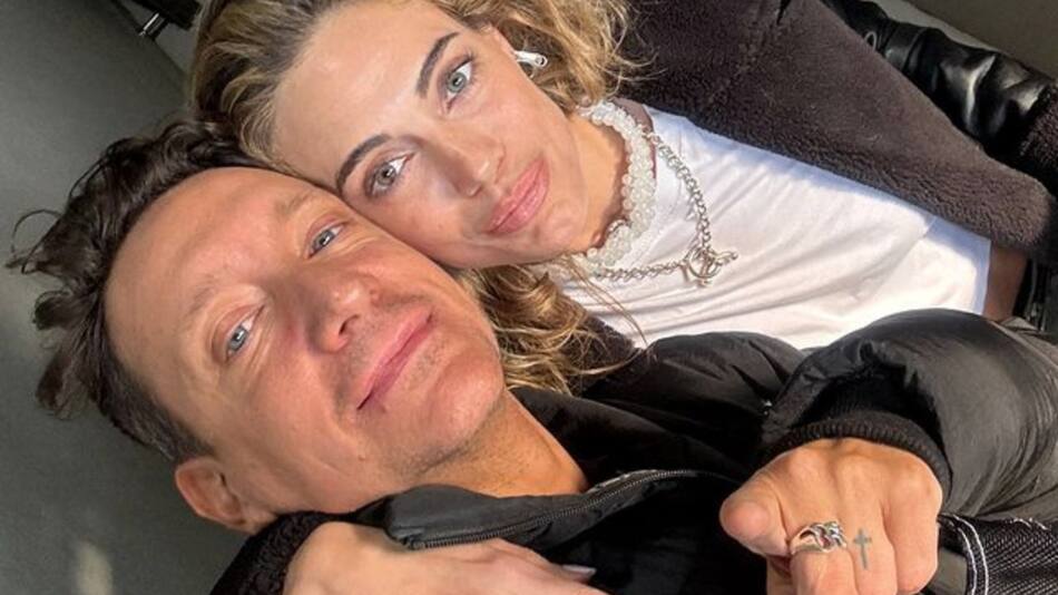 Nico Vázquez y Emilia Attias se volvieron a juntar para el "Cris Morena Day". Foto: Instagram.