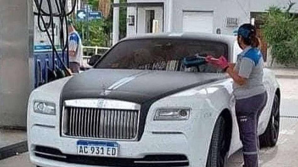 Rolls-Royce de Carlos Tevez