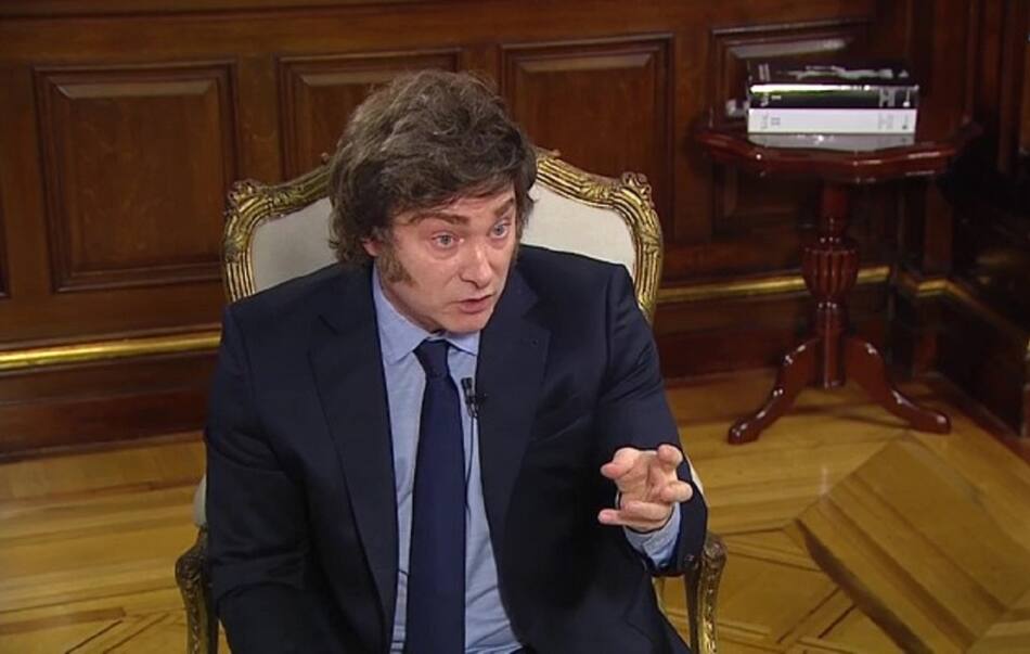Javier Milei. Foto: captura de video