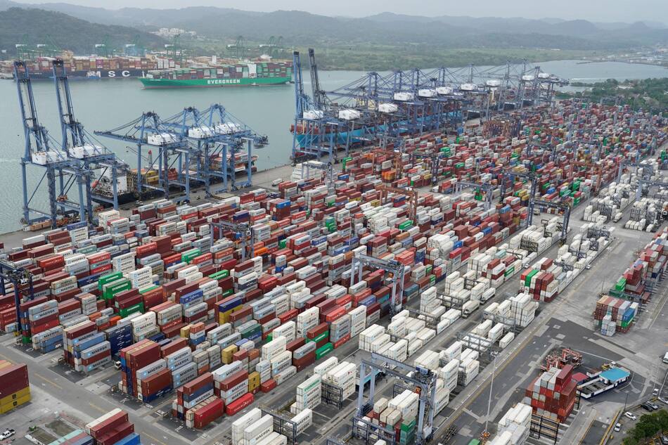 Canal de Panamá. Foto: REUTERS/Enea Lebrun