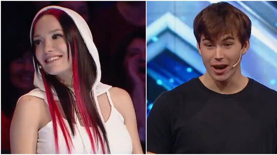 La Joaqui y el mago. Fotos: captura.