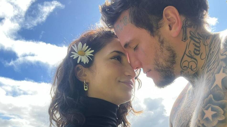Melody Luz y Alex Caniggia. Foto: Instagram/melodyluz
