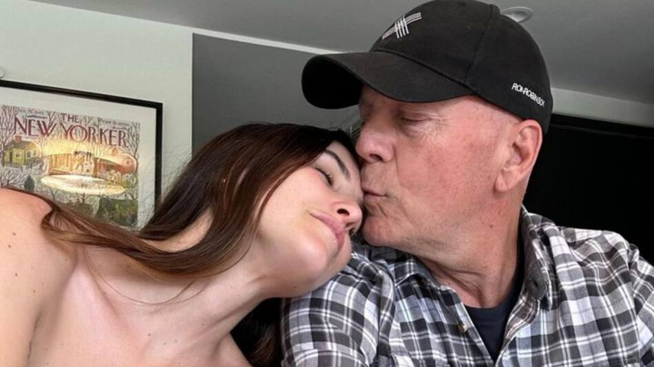 Bruce junto a su hija Scout LaRue Willis. Foto: Instagram.