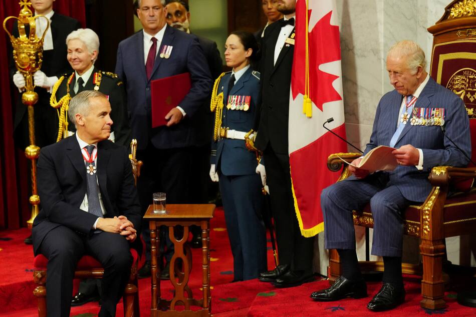 Visita del Rey Carlos III de Reino Unido a Canadá. Foto: REUTERS.