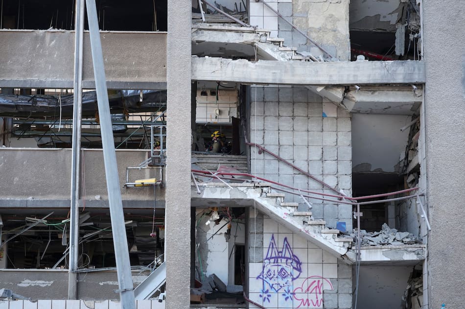 Bombardeo de Irán sobre Israel. Foto: REUTERS.