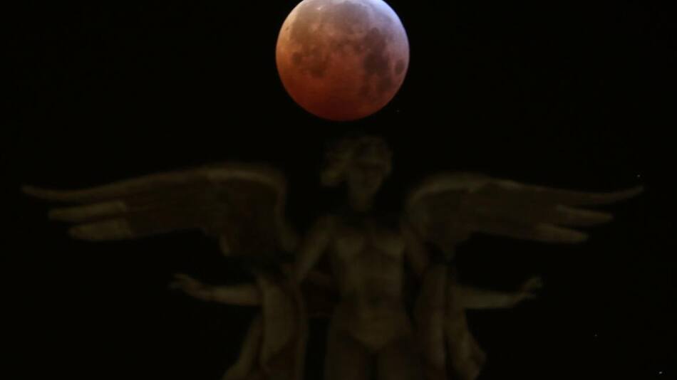 Luna de Sangre. Fuente: Reuters