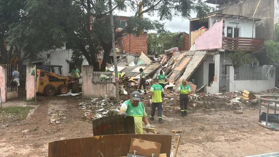 Impactante explosión en Boulogne. Foto: NA