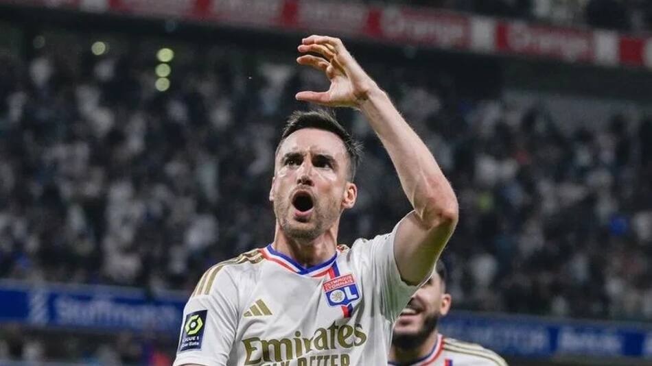 Nicolás Tagliafico en el Olympique de Lyon. Foto: NA.