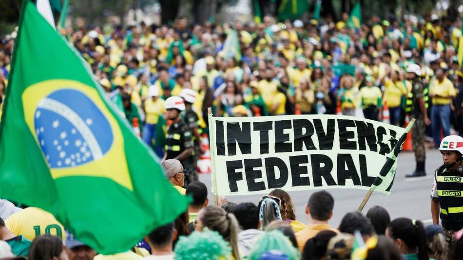 Protestas en Brasil. Foto: REUTERS