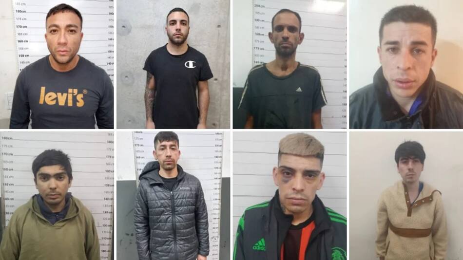 Detenidos fugados de la comisaría de Liniers. Foto: NA.