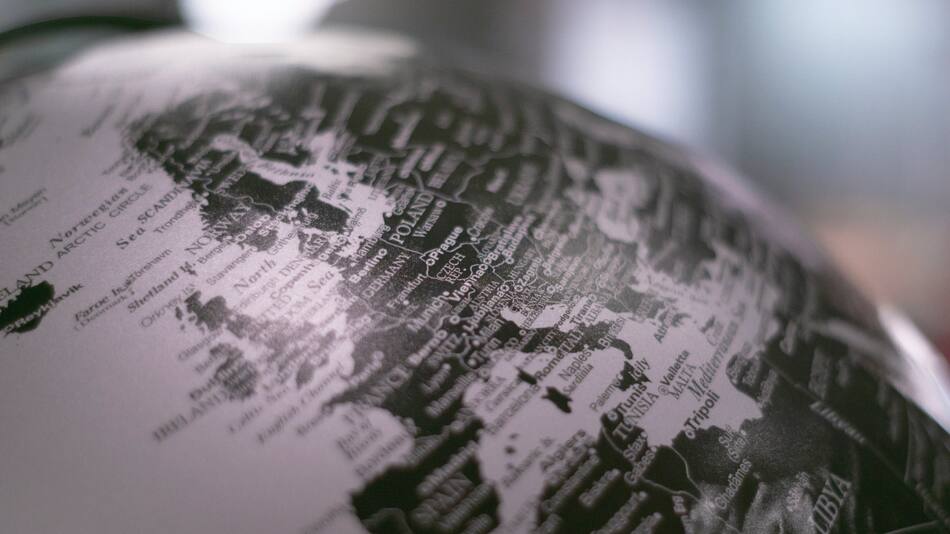 Globo terráqueo. Foto: Unsplash.