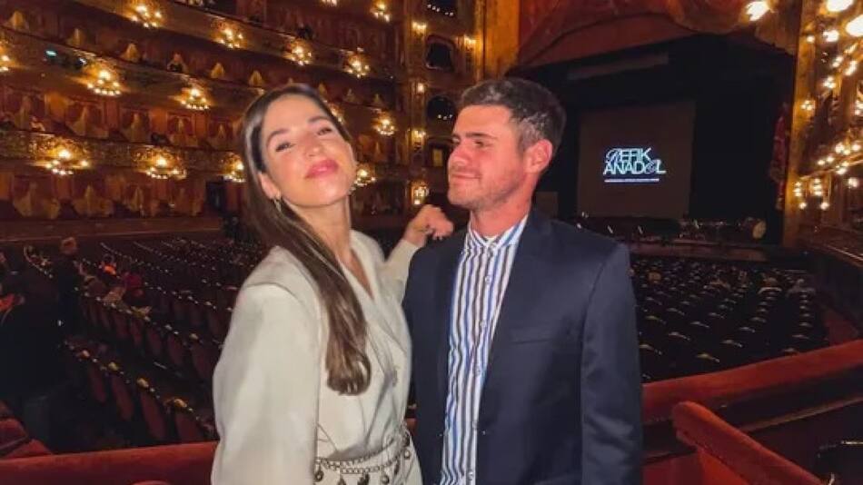 Cande Molfese y Gastón Soffritti. Foto: NA.