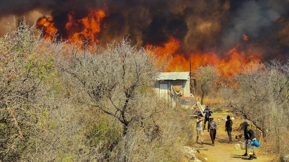 Incendios en Córdoba. Foto: Reuters.