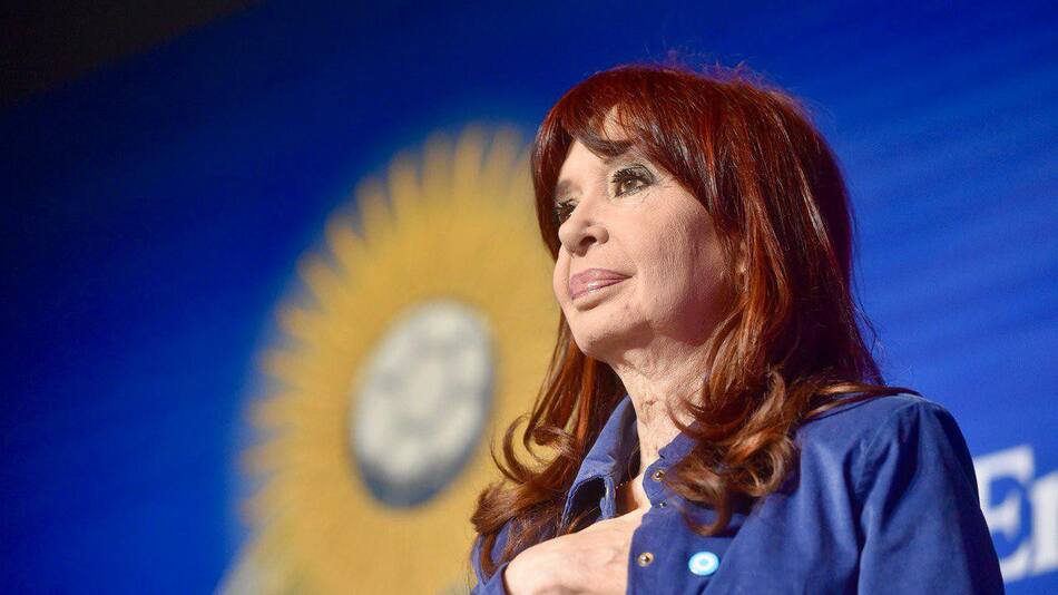 Cristina Fernández de Kirchner en el acto del Encuentro de la Cultura Popular. Foto: Prensa.