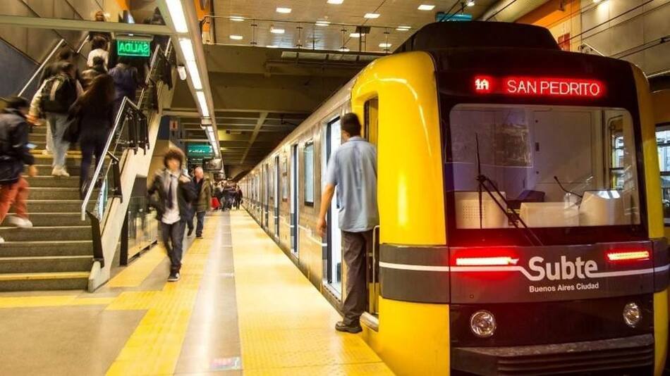 Paro subte - Línea A. Foto: Télam.
