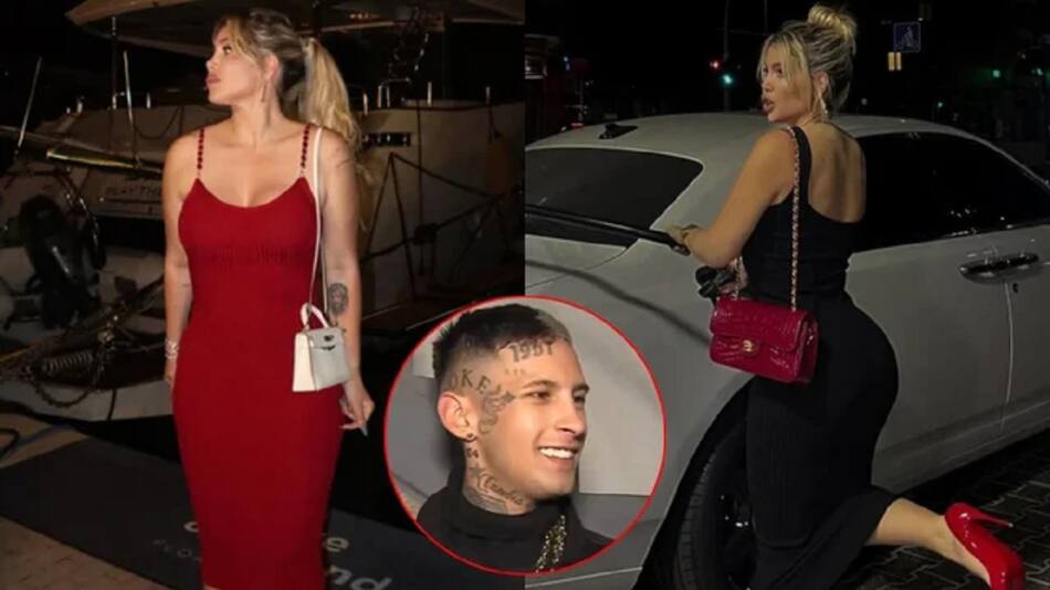 El guiño de Wanda Nara a L-Gante desde su habitación de hotel en Ibiza Fotografía: Agencia Noticias Argentinas / redes
