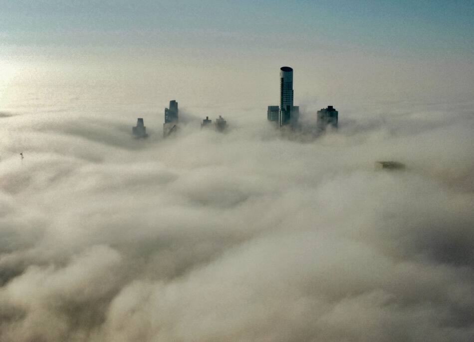 Niebla en Buenos Aires.