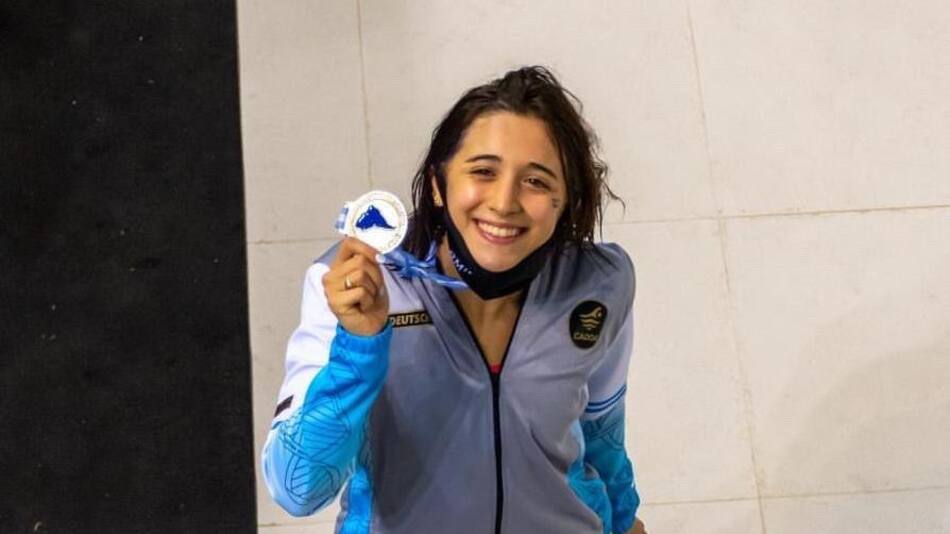 Delfina Pignatiello, natación