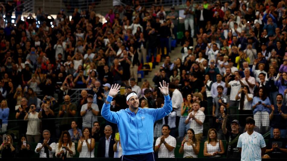Despedida de Juan Martín Del Potro. Foto: Reuters