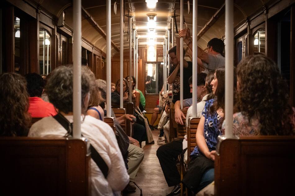 La Brugeoise, los históricos coches de la línea A del subte.