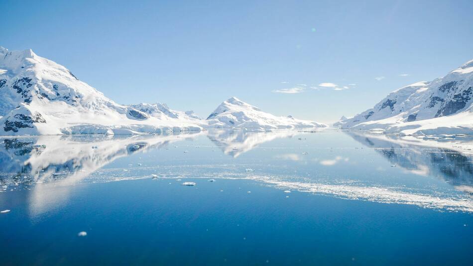 Glaciares en la Antártida. Foto: Unsplash.