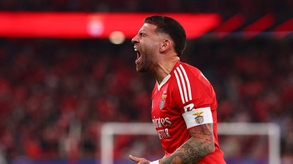 Nicolás Otamendi. Foto: Reuters/Pedro Nunes
