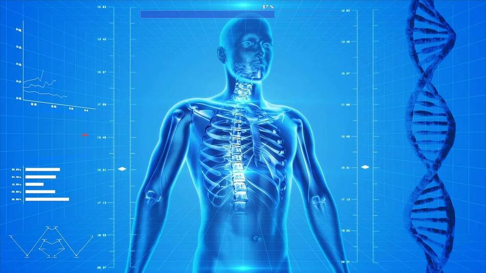 Radiografía; ADN; cuerpo humano. Foto: Unsplash