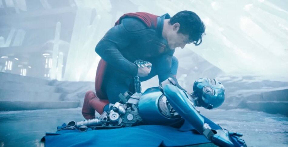El robot Kelex en la nueva película de Superman.