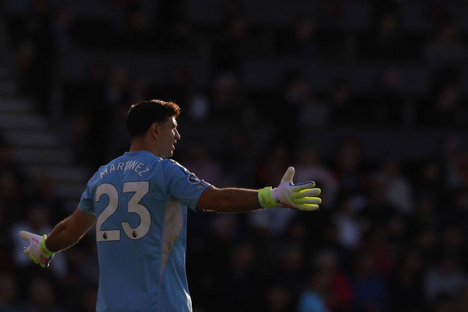 Emiliano "Dibu" Martínez. Foto: Reuters/Andrew Couldridge