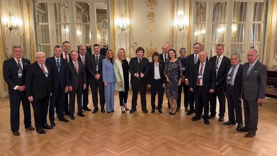 Respaldo de los empresarios al préstamo del FMI y el levantamiento del cepo. Foto: Instagram @cicypar