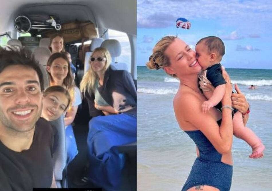 Nicole Neumann de vacaciones con su familia. Foto: @nikitaneumannoficial
