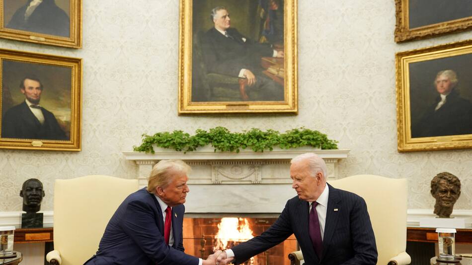 Joe Biden asistirá al acto de toma de posesión del poder de Donald Trump. Foto: Reuters.