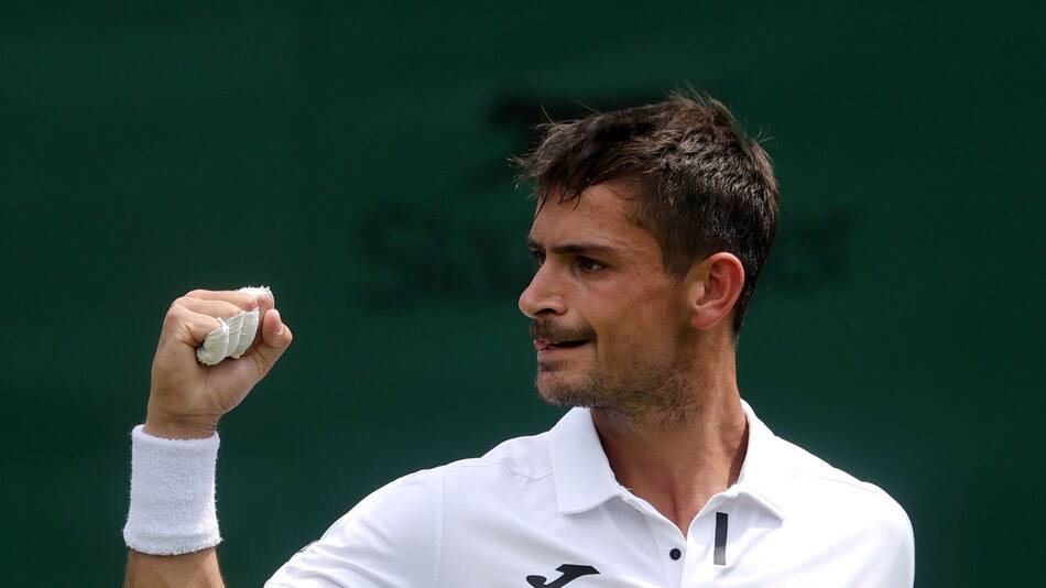 Mariano Navone en Wimbledon.